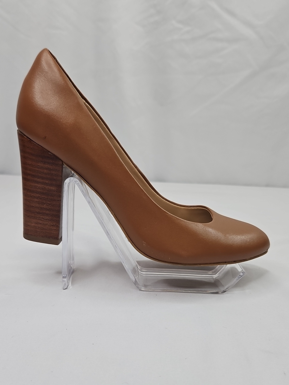 Isola Brown Block Heel Pump Size 7